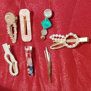 7 pc Assortment Hair Clips